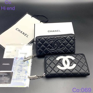 🔥🔥 กระเป๋าตังค์ chanel 7.5”งานHi-end หนังแท้ทั้งใบ 🔥🔥