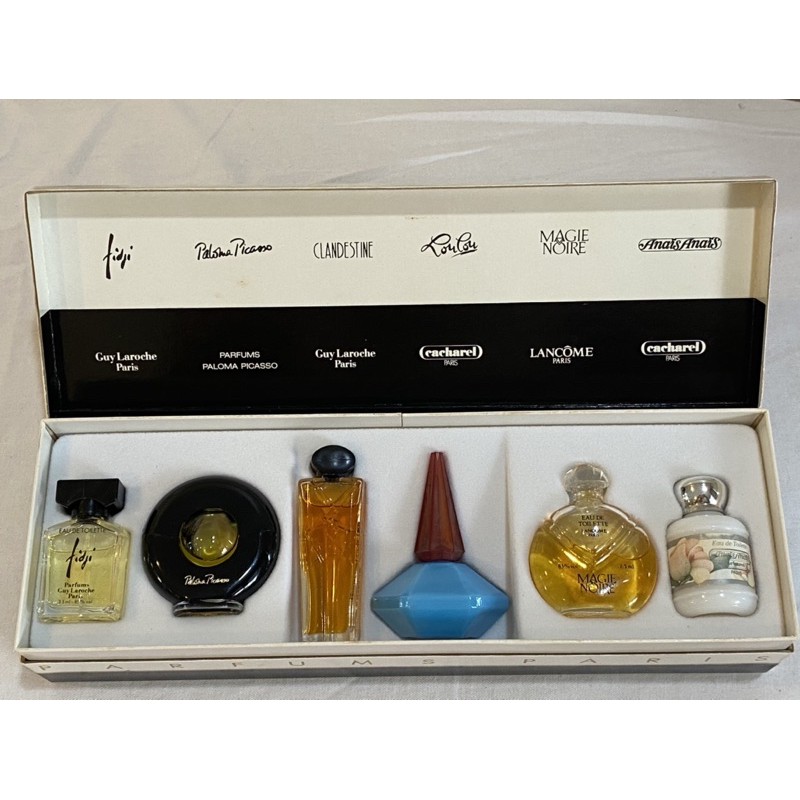 Parfums Paris Set FIDJI GUY LAROCHE Anais Loulou PALOMA PICASSO Trésor Lancôme