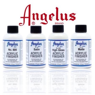 Angelus acrylic finisher น้ำยาเคลือบพื้นผิว ขนาด 4 oz