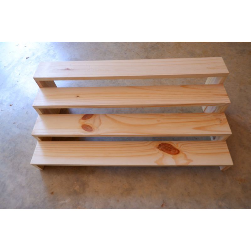 ชั้นไม้วางของ  ขั้น ชั้นวางต้นไม้ ขนาดกว้าง36cmxยาว70cmxสูง20cm ราคาเบาๆพร้อมส่ง - รูปที่ 5