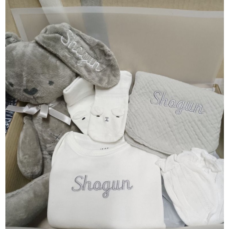 เซ็ตของขวัญเด็กแรกเกิด เยี่ยมคลอด ของขวัญทารก ฟรีปักชื่อ ฟรีการ์ด