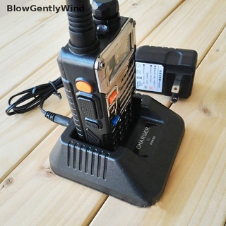 Blowgentlywind ที่ชาร์จวิทยุสื่อสาร แบบตั้งโต๊ะ สําหรับ Baofeng UV-5R A E Plus TP Twoway