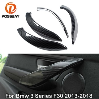 【Hot Style】ฝาครอบมือจับประตูรถยนต์ 4 ชิ้น ต่อชุด สําหรับ BMW 3 Series F30 F31 2013-2018