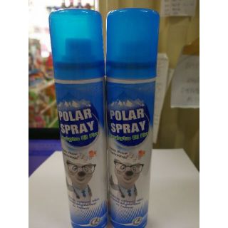 (🔖เกราะป้องกันเชื้อโรค💟)POLAR SPRAY 80 ml x 2bot.