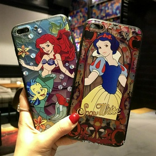 เคสนิ่ม ลายการ์ตูนนางเงือก สโนว์ไวท์ TECNO POP 5 4 LTE Pouvoir 4 Pro Spark 10 Pro 8C 8P 6 GO 6 5 Air POVA 5 4 3 NEO 2 Camon 20 Pro 18 16