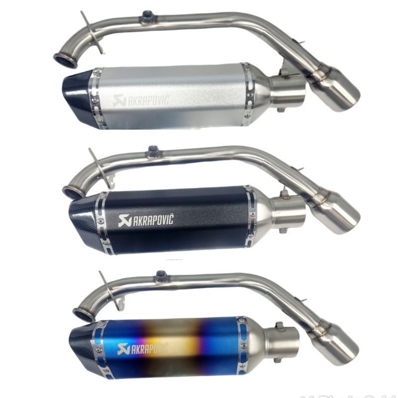 คอท่อสแตนเลส Aerox หรือNmax ปี2021ขึ้นไป พร้อมน็อตปิดรูเซนเซอร์ คอท่อ 2นิ้ว พร้อมปลายท่อ Aka ยาว14นิ