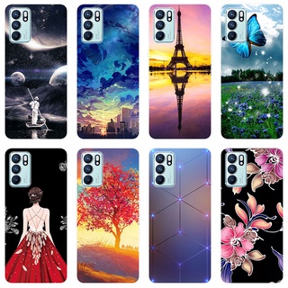 เคสสำหรับ OPPO Reno6 Z 5G Case Silicone Back Cover Soft Casing OPPO Reno6 5G Reno6Z cartoon TPU เคส