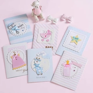 •พร้อมส่ง• การ์ดอวยพร สำหรับเด็ก /เด็กแรกเกิด for baby การ์ดวันเกิด(UC)