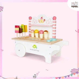 รถเข็นไอติมของเล่น พร้อมอุปกรณ์ - Tender Leaf Toys- Ice Cream Cart