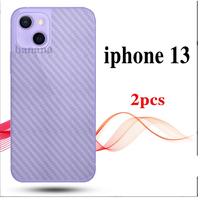 (ซื้อ 1take1)iphone 13 13pro max 13 MINI SE 2020 12 MINI PRO 7PLUS XSMAX ลายคาร์บอนไฟเบอร์ Matte Back Film