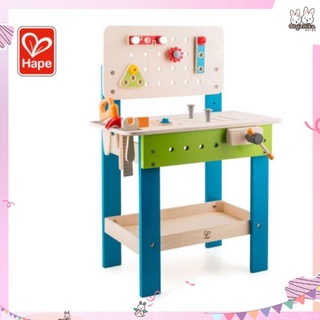 โต๊ะงานช่างของวิศวกรตัวน้อยพร้อมอุปกรณ์ช่างครบเซ็ทจากแบรนด์ Hape รุ่น Master Workbench