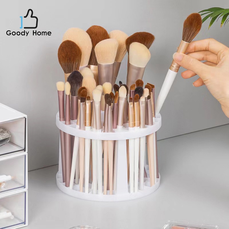 Goody Home  กล่องทรงกระบอกใส่แปรงแต่งหน้า หรืออุปกรณ์ที่มีลักษณะคล้ายคลึง (สินค้าจัดเป็นชิ้นส่วน ลูกค้านำมาประกอบเอง) ราคา ถูกที่สุด ดีลบีเคเค