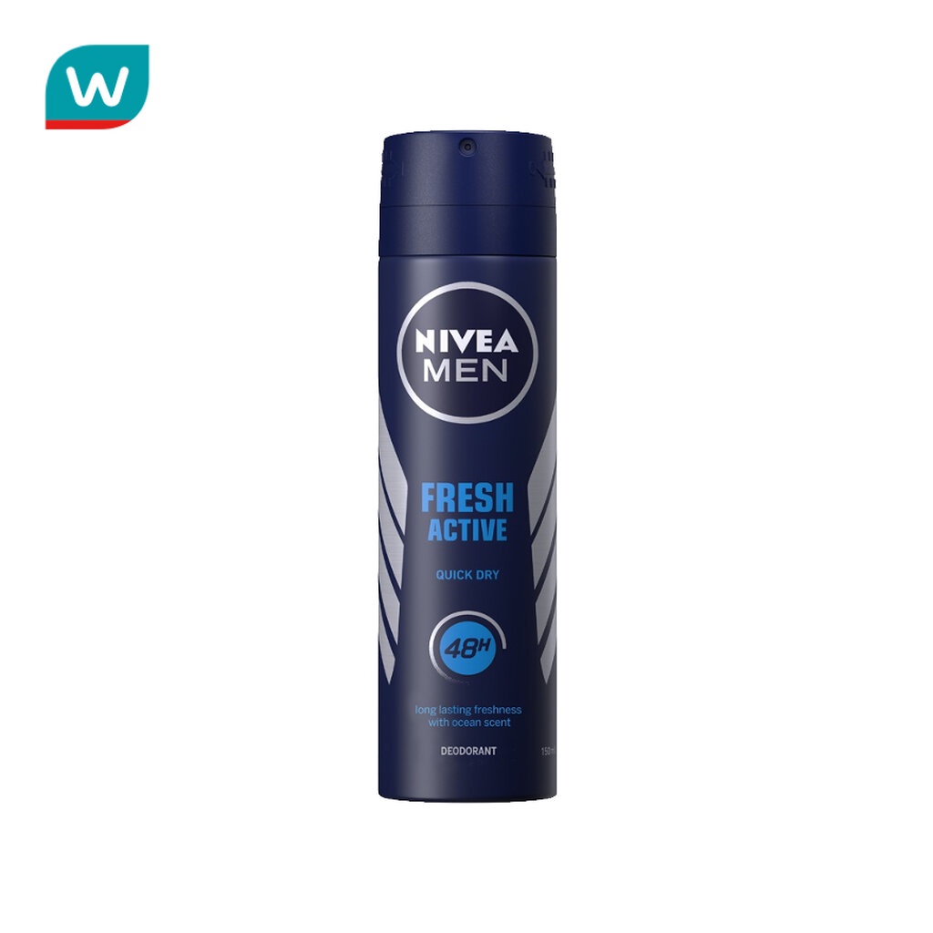 Nivea นีเวีย เมน ดีโอ เฟรช แอกทีฟ สเปรย์ 150 มล.