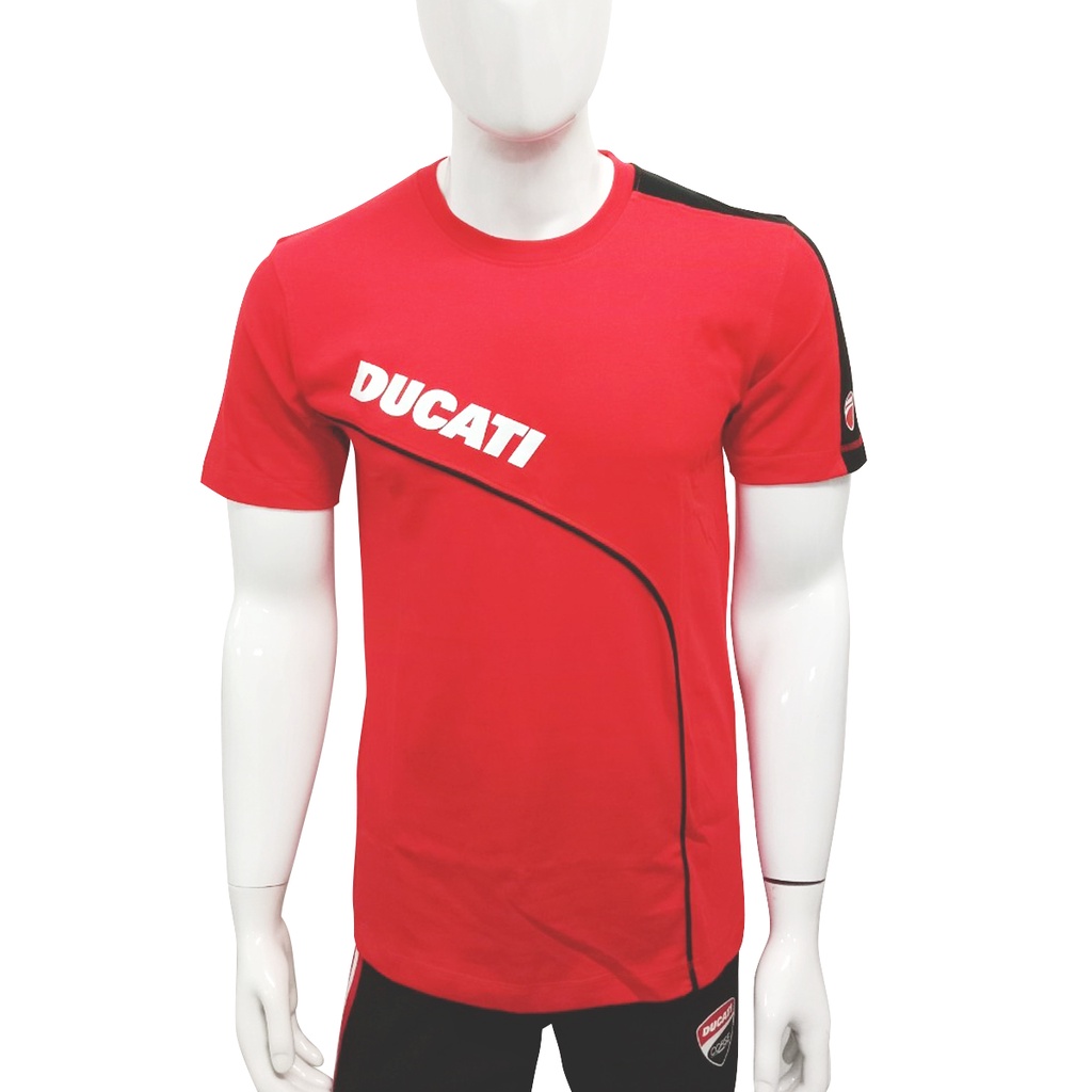 DUCATI T-Shirt เสื้อยืดดูคาติ DCT80 387สีแดง