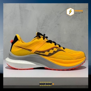 Saucony Tempus "Vizi Gold" รองเท้าวิ่งผู้ชาย รองเท้าวิ่งsaucony รองเท้าวิ่งมาราธอน