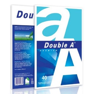 กระดาษ A4 DoubleA แบบ 40 แผ่น/แพค