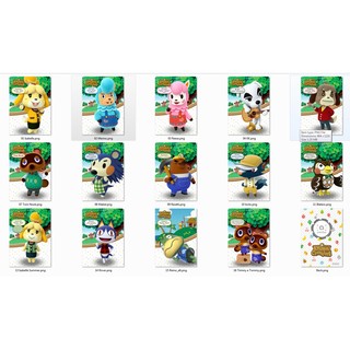 Animal Crossing  แบบหุ่น set 16 ใบหรือใบอื่นๆของ เกมนี้ สั่งได้