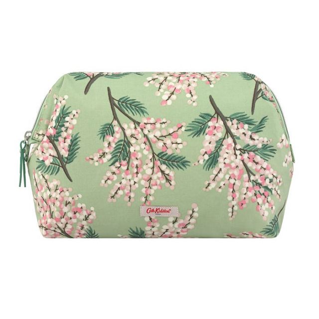 Cath Kidston Frame Wash Bag Mimosa Flower Fresh Green Shopee Thailand