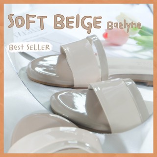 Soft Beige Baelyne (restock) รองเท้าแตะแฟชั่น พื้นนิ่ม