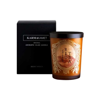 KARMAKAMET Original Aromatic Glass Candle คามาคาเมต เทียนหอม เทียน เทียนหอมระเหย เทียนดั้งเดิม เทียนดอกไม้