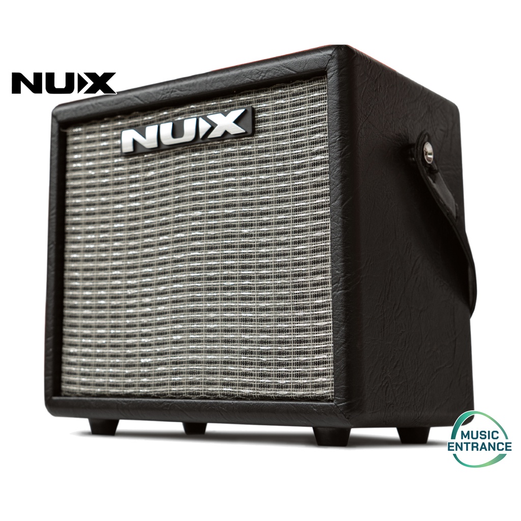 NUX Mighty 8 BT แอมป์ กีตาร์ ไฟฟ้า 8 วัตต์ เชื่อมต่อ Bluetooth ได้ | มีเอฟเฟคเสียงแตกในตัว เสียบไมค์ได้ มีจังหวะกลอง