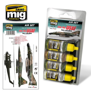 Ammo By MIG - AMIG7205 60S-70S USAF TAC COLORS (ALSO VIETNAM ERA)