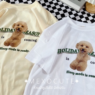 พร้อมส่ง ♡MEXOCUTE เสื้อยืดลาย ( Holiday Season )