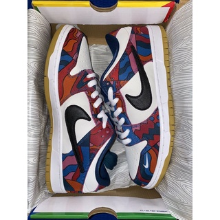 ▥♠❡Parra x Nike SB Dunk Low Pro รองเท้าผ้าใบสำหรับผู้ชายและผู้หญิง Running Shoes DH7695-600 Casual Shoes