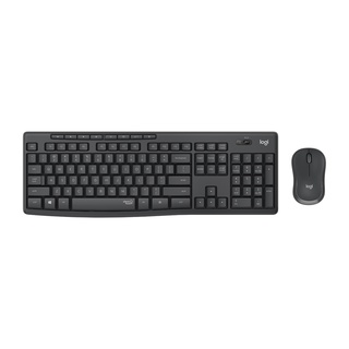 Logitech MK295 Silent Wireless Keyboard Mouse Combo แป้นภาษาไทย/อังกฤษ ของแท้ ประกันศูนย์ 1ปี เมาส์และคีย์บอร์ด ไร้สาย.