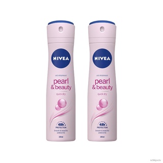 ✧✠✜[ส่งฟรี] นีเวีย เพิร์ล แอนด์ บิวตี้ สเปรย์ 150 มล. 2ชิ้น NIVEA Deo Pearl and Beauty Spray 150 ml. 2pcs