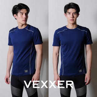 Vexxer Running Shirt X01 – สีกรม เสื้อกีฬา แขนสั้น เสื้อวิ่งออกกำลังกาย