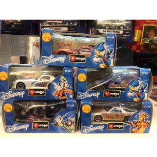 รถเหล็ก Burago 1:43 Scale Disney Pixar Car made in Italy