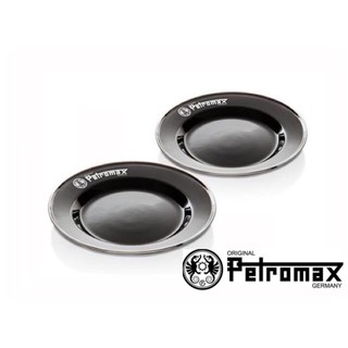 จาน Petromax Enamel Plates in black (2 Pcs in Set)