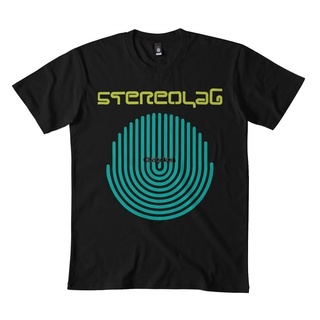 [S-5XL] เสื้อยืด พิมพ์ลาย Stereolab สีดํา สไตล์คลาสสิก