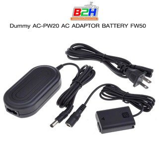 Dummy Battery AC-PW20 AC Adapter Battery FW50 for Sony A7/A7II//A6500/NEX7/RX10