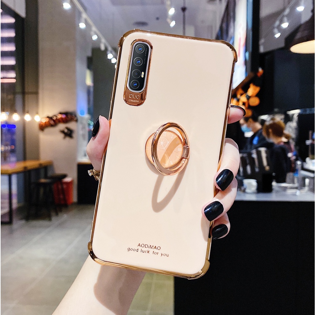OPPO A5 A7X A9 A9X A11 A11X A72 A32 A53 R17 R17pro Reno 2 3 4 Pro หรูหราแหวนไฟฟ้านุ่ม
