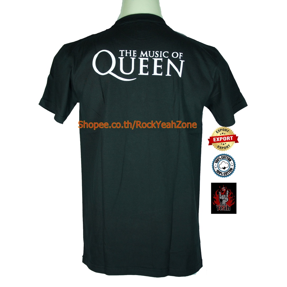 เสื้อวง Queen เสื้อไซส์ยุโรป ควีน PTA1502 เสื้อวงดนตรีร็อค เดธเมทั