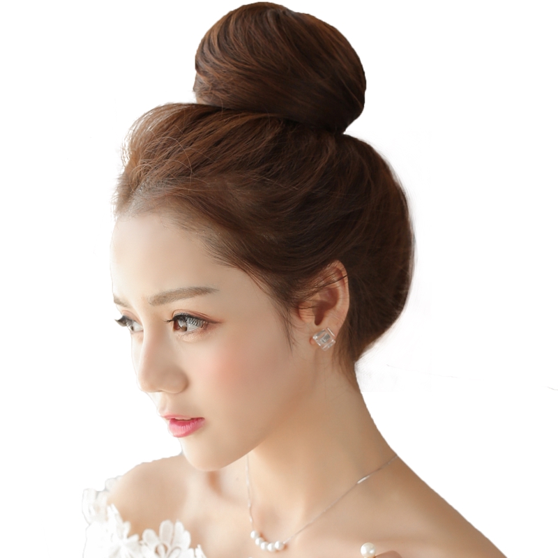 Wig Female Disk Hair Device Headwear Real Contract Half
