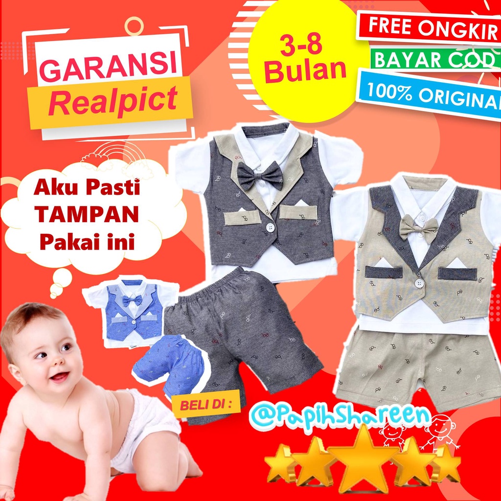 เสื้อเชิ้ตสูท ลายดาว ทักซิโด้ สุดเท่ นําเข้าจากกองทัพทักซิโด้ สําหรับเด็กผู้ชาย อายุ 0 6 เดือน 1 ปี