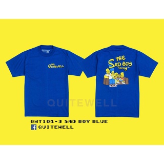 เสื้อผ้าผช🔥 QWT104-3 SAD BOY BLUE น้ำเงิน 🔥S-5XL
