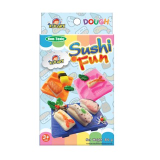 คิดอาร์ท ชุดแป้งโดว์และแม่พิมพ์ซูชิ Kidart Dough &amp; Molds Sushi fun (DOP80-S1)