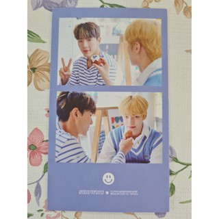 [พร้อมส่ง] การ์ด 2 ช่อง ชยอนู มินฮยอก Shownu Minhyuk Monsta X 2021 Seasons Greetings Hi! Monbebe 2 Cut Photo