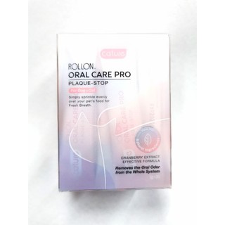 Rollon oral care pro พลัด-สต็อป พาวเดอร์ ผงผสมอาหารขจัดคราบหินปูน สำหรับสุนัขและแมว 1g.x30ซอง