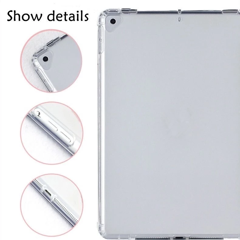 เคสไอแพด หลังใสขุ่น มีที่ใส่ปากกา Air3/4/5/6/7 Gen7/8/9/10/11 Pro11 thumbnail 5