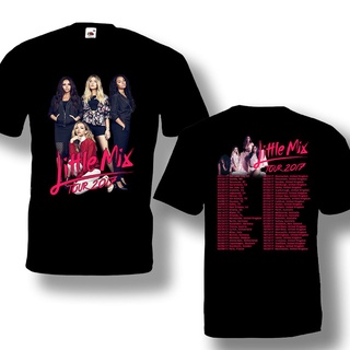 Tmgts1 {พร้อมส่ง เสื้อยืดผ้าฝ้าย พิมพ์ลาย Little Mix Tour With Tour Date พลัสไซซ์ ของขวัญคริสต์มาส สําหรับผู้ชาย XS-6XLส