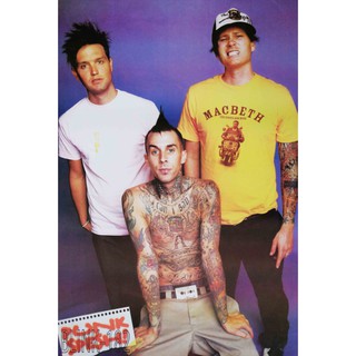 โปสเตอร์ วง ดนตรี Blink-182 โปสเตอร์ บลิงก์-182 ภาพ วงดนตรี โปสเตอร์ติดผนัง โปสเตอร์สวยๆ poster