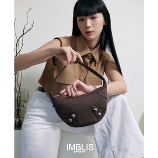 IMBLIS - IMBLIS MINI HOBO MOTO NYLON BAG