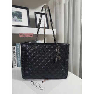 🔥ส่งฟรี🔥GUESS WOMENS CESSILY TOTE FLAP BAG แท้💯%