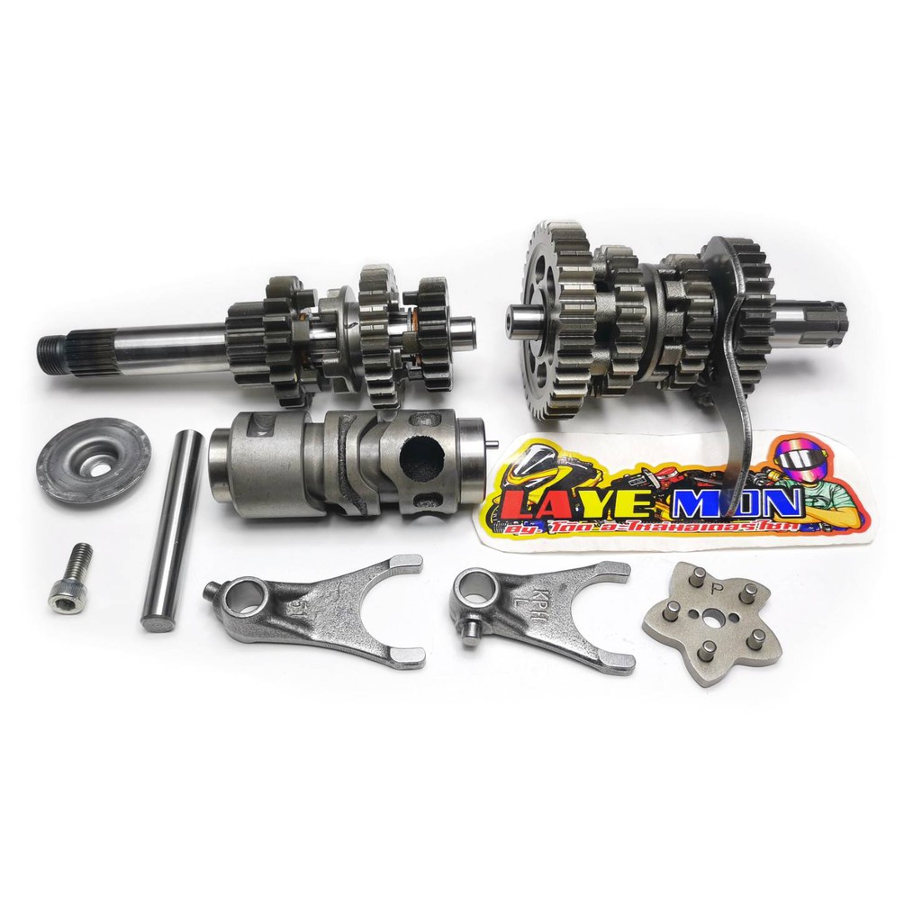 เฟืองเกียร์ +กระปุกเกียร์ ชุดเฟืองเกียร์ ก้ามปู  Honda เวฟ125s Wave125r Wave125i ดรีม125 เวฟ125หัวเถิก เวฟ125บังลม