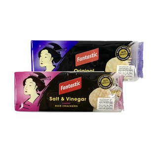 Fantastic Rice Crackers (ขนาด 100g.) 2 รสชาติ Original &amp; Salt Vinegar